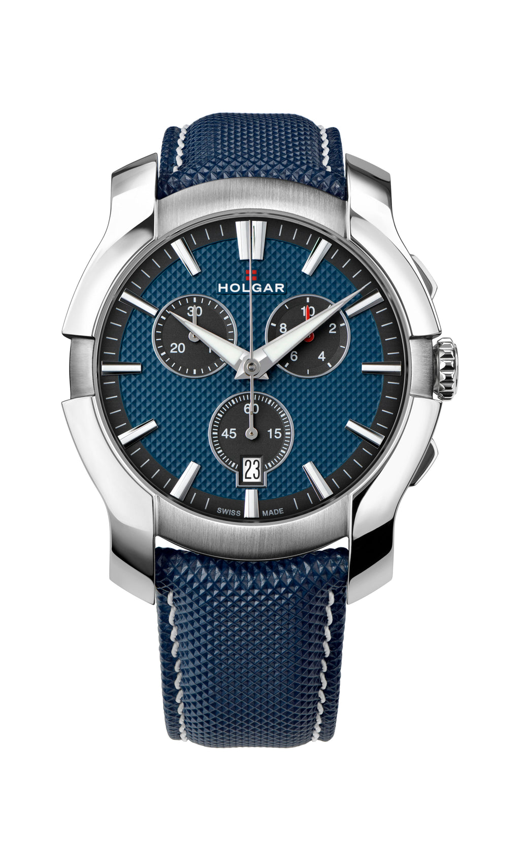 Black & Blue Chronograph Watch | Mens Chronograph Watches